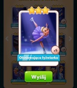 Karta Coin Master Olśniewająca łyżwiarka szybka wysylka