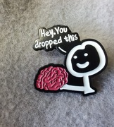 Przypinka metalowa pin