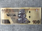 Zimbabwe 100 dolarów 2023 UNC P-106b