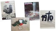 4 Plakaty Solidarność - lata 1970 - 1981, Janiszewska, Gąbczak, Mroszczak