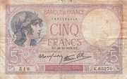 Francja 5 franków 1939 P.83