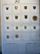 70. Odznaki klubow opolskich: Kolejarz i Gwardia