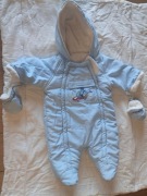 Kombinezon dla maluszka, czapeczki, rękawiczki roz. 3-6 miesięcy