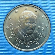 WATYKAN 2012 50 CENTÓW UNC !!!!!!!!!!