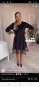 Sukienka cekinowa cekiny oversize 