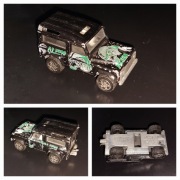 MAJORETTE 266 Land Rover alien