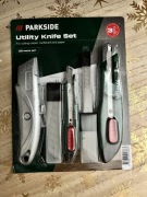 Parkside Zestaw noży do tapet technicznych z wymiennymi ostrzami