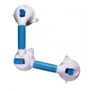 Uchwyt łazienkowy kątowy przyssawkowy poręcz dla seniora Fit Easy III 