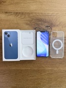 Okazja iPhone 13 128 GB niebieski Rewelacyjny stan Oryg pudełko Etui GRATIS
