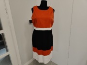 George sukienka z bawełny 44 XXL trójkolorowa