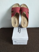 Klapki na lato / do pracy czerwone R - 41