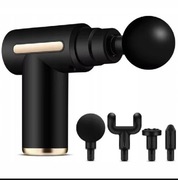 PISTOLET DO MASAŻU MASAŻER CIAŁA GUN MASSAGE PLECÓW ZESTAW 4 KOŃCÓWKI 6TRYB