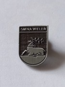 Herb miasta i gmina Wielń przypinka pin odznaka wpinka