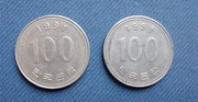 Moneta Korea Południowa 100 wonów 1991