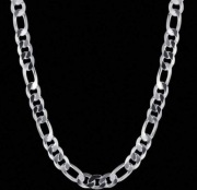 Łańcuszek, łańcuch ,70cm , srebrny pr.925 platerowany