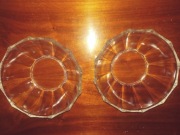 Miseczki szklane PRL Ząbkowice Hortensja