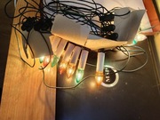 Sprawne lampki choinkowe PRL