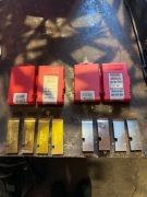 NOŻE NARZYNKI 1/2”-3/4” GOLD , 1”-2” SILVER 