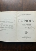 Stefan Żeromski Popioły wydanie 2 1906r.