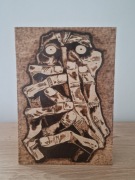 Przerażacz, A4, sklejka (prezent, obraz, ozdoba, pirografia)