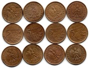 III RP MONETA OBIEGOWA 5 GROSZY Z 1991 ROKU