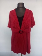 Tunika dzianinowa w kropki rozmiar 48