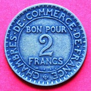 2  Franki  1923  r  -  Francja     Merkury 