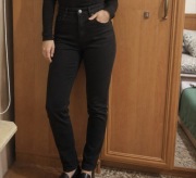 Spodnie jeansowe skinny sinsay rozmiar 38 czarne