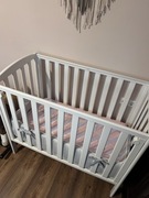 łóżeczko dzieciece drewniane 