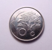 Namibia 10 cents 2002 PIĘKNA!