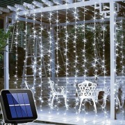 kurtyna na balkon ogrodowa ledowa 2x3m solarna