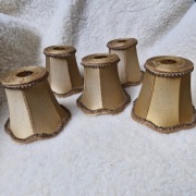 Abażury do lamp żyrandol vintage bdb 5 sztuk