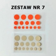 Zestaw KROPEK 32 szt. mix 1, 1,5 i 2 cm Dzień kropki Z7