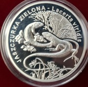 20 zł Jaszczurka Zielona 2009r