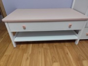 Stolik kawowy Lenart prostokątny 110 x 60 x 47cm biały