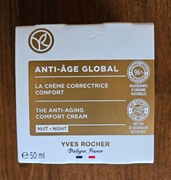 Krem do twarzy przeciwzmarszczkowy na noc Anti-Age Global YVES ROCHER 50 ml