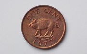Bermudy 1 cent 1977r.