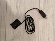 Symulator bateri lp e10 canon, atrapa, na usb, Dummy Battery, adapter