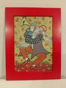 Magiczny żyd radości. Obraz, akryl.