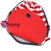 organizer worek do Obag MOON LIGHT paski biało-czerwone granat komin OMAY