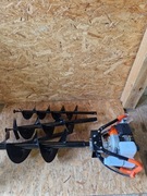 Świder spalinowy wiertnica GLEBOWA BULLTECH BT-7012 + 3 WIERTŁA