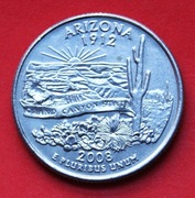 25 Centów 2008  D   r -     USA  Arizona        stan !!