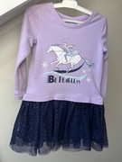 Sukienka Elza Kraina Lody Disney Frozen 98/104cm jesień wiosna zara hm 