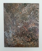 Abstrakcyjny obraz ręcznie malowany 