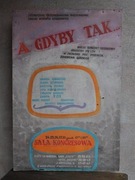 Duży, plakat, afisz, PRL, obraz, dekoracja