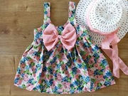 Przepiękna sukienka z kapeluszem na lato