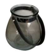 Lampion świecznik wazon wiaderko z uchwytem 4 w 1 22cm