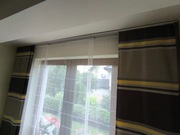 Karnisz szyna sufitowa 5-torowa z wózkami (firanka + zasłony) 320 cm