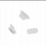 Zatyczka gniazda ładowania iPhone Lightning Hurt biała zaślepka portu USB