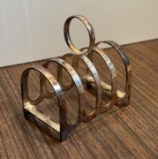 Stary posrebrzany serwetnik ładny 